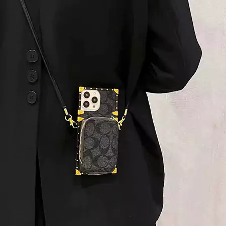 コーチ iphone12 promax ハイブランド スマホケース 安い 大人 滑り止め
