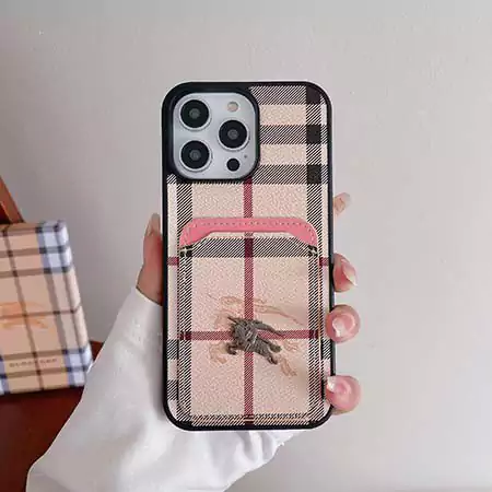 iphone16 ケース バーバリー ハイブランド スマホケース おしゃれ 芸能人 耐衝撃