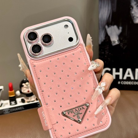 プラダ風ストリート芸能人覗き見防止iphone18ケースブランドPRADAスマホケース
