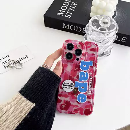 エイプ風ストリート芸能人覗き見防止iphone18ケースブランドBapeスマホケース