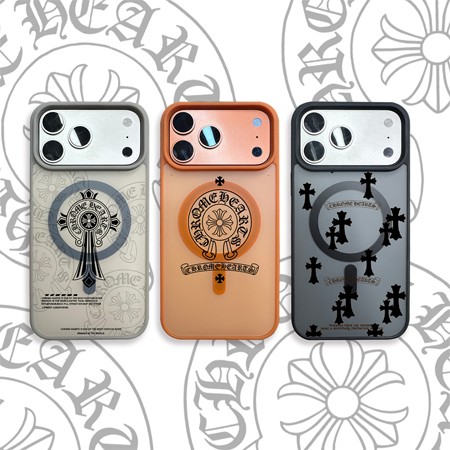 クロームハーツ風アウトドア芸能人耐衝撃iphone18ケースブランドCHスマホケース
