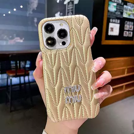 ミュウミュウ風ストリート芸能人覗き見防止iphone18ケースブランドmiumiuスマホケース