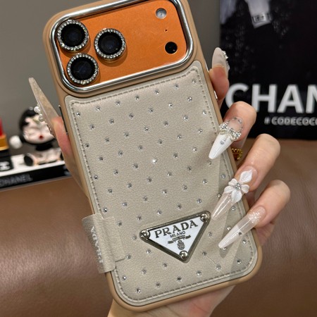 プラダ風ストリート芸能人覗き見防止iphone18ケースブランドPRADAスマホケース