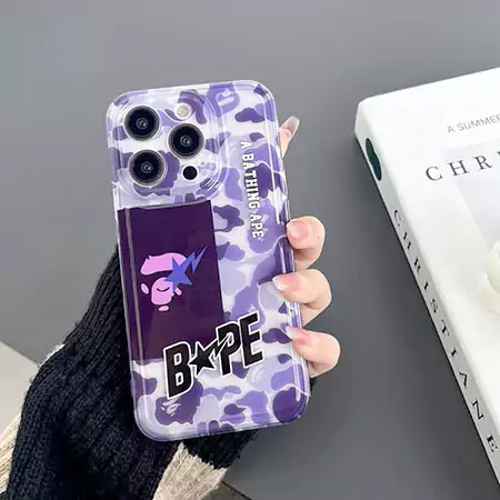 エイプ風アウトドア芸能人耐衝撃iphone18ケースブランドBapeスマホケース