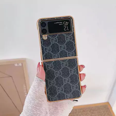 Z Flip7 Galaxy ケース グッチ風 おしゃれ ストリート