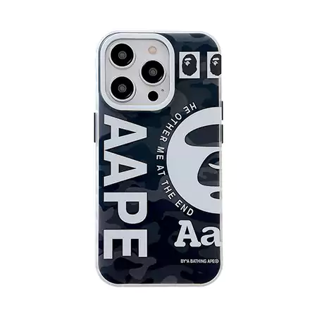 エイプ風アウトドア芸能人耐衝撃iphone18ケースブランドAapeスマホケース