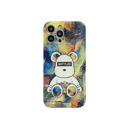 ベアブリック風アウトドア芸能人耐衝撃iphone18ケースブランドbearbrickスマホケース