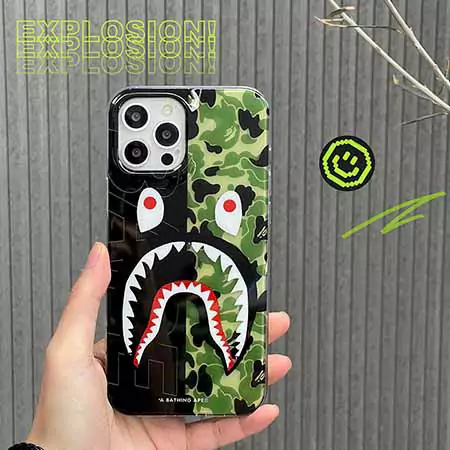 エイプ風アウトドア芸能人耐衝撃iphone18ケースブランドBapeスマホケース