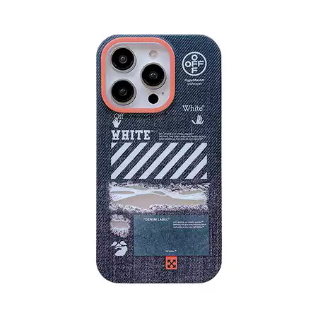 iphone15 携帯ケース オフホワイト ハイブランド スマホケース おしゃれ 芸能人 耐衝撃
