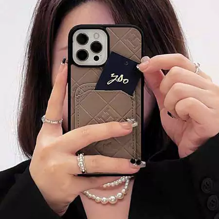 iphone16 ケース エルメス風 カード収納 流行り 大人 滑り止め
