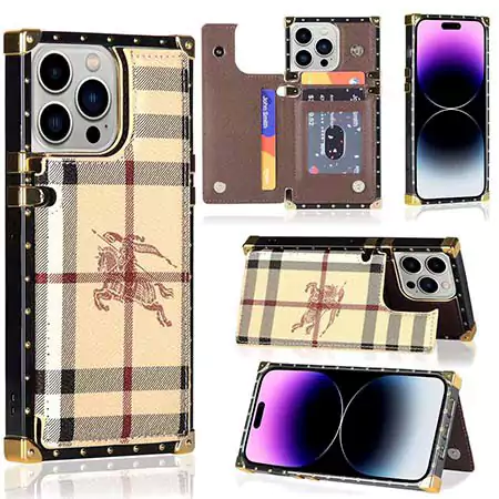 iphone18 ケース バーバリー ブランド スマホケース おしゃれ 芸能人 耐衝撃