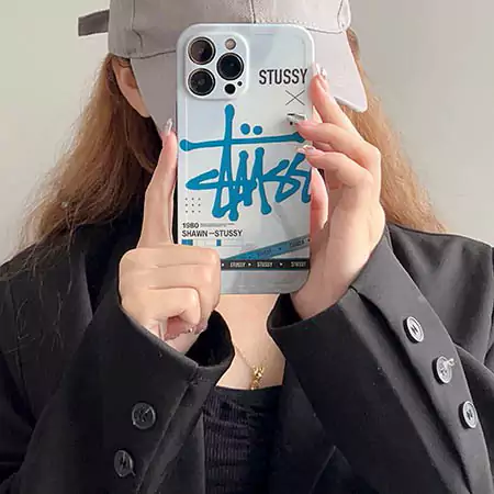 iphone18 ケース ステューシー ハイブランド スマホケース 安い 大人 滑り止め