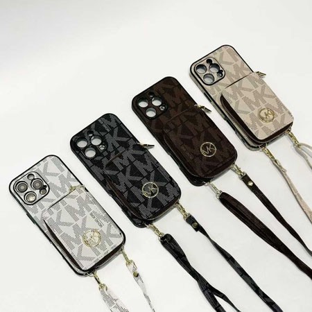マイケルコース風アウトドアカップル滑り止めiphone17ケースブランドMKスマホケース