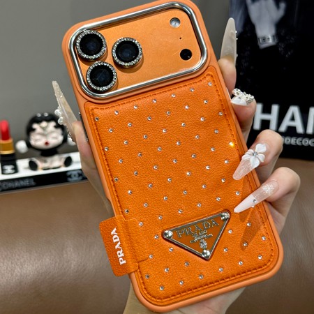 プラダ風ストリート芸能人覗き見防止iphone18ケースブランドPRADAスマホケース