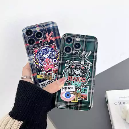 ケンゾー風ストリート芸能人覗き見防止iphone18ケースブランドKenzoスマホケース
