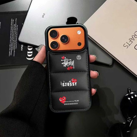 ステューシー風アウトドア芸能人画面保護iphone17ケースブランドstussyスマホケース