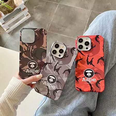 エイプ風ストリート芸能人覗き見防止iphone18ケースブランドAapeスマホケース