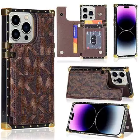 マイケルコース風ストリート芸能人覗き見防止iphone18ケースブランドMKスマホケース