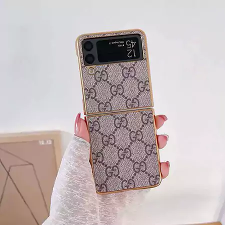 Z Flip7 Galaxy ケース グッチ風 おしゃれ ストリート