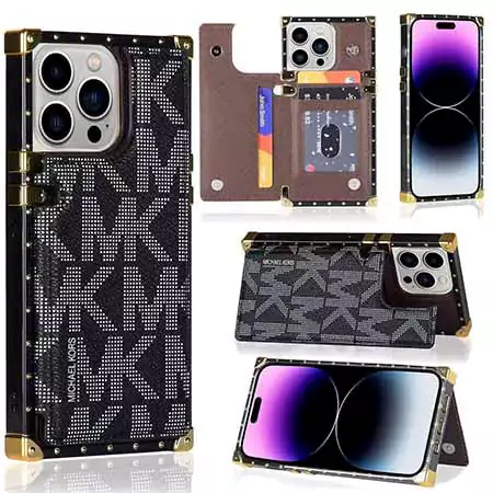 マイケルコース風ストリート芸能人覗き見防止iphone18ケースブランドMKスマホケース