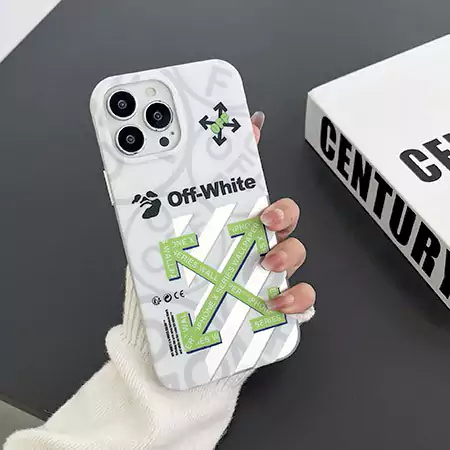 iphone18 ケース オフホワイト ブランド スマホケース おしゃれ 芸能人 耐衝撃