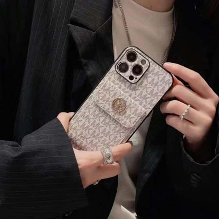 マイケルコース風ストリート芸能人耐衝撃iphone17ケースブランドMKスマホケース
