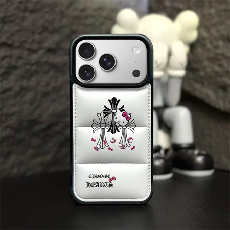 クロームハーツ風ストリート芸能人覗き見防止iphone18ケースブランドCHスマホケース