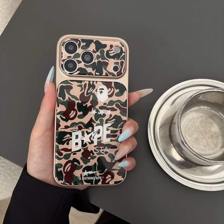 BAPE風ストリート芸能人覗き見防止iphone18ケースブランドスマホケース