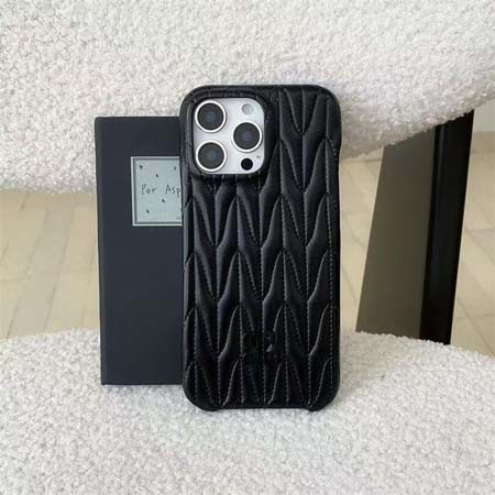 ミュウミュウ風ストリート芸能人覗き見防止iphone17ケースブランドmiumiuスマホケース