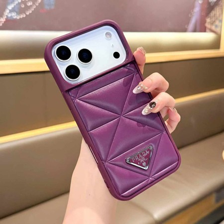 プラダ風ストリート芸能人覗き見防止iphone18ケースブランドPradaスマホケース
