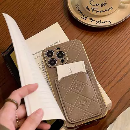iphone16 カバー エルメス風 かわいい 大人 画面保護