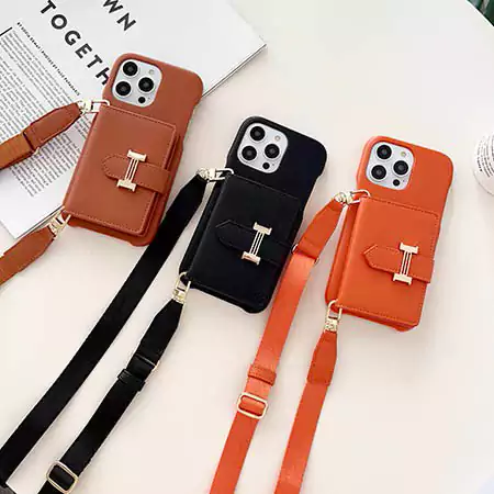 iphone16 携帯ケース エルメス風 カード入れ かわいい 芸能人 画面保護