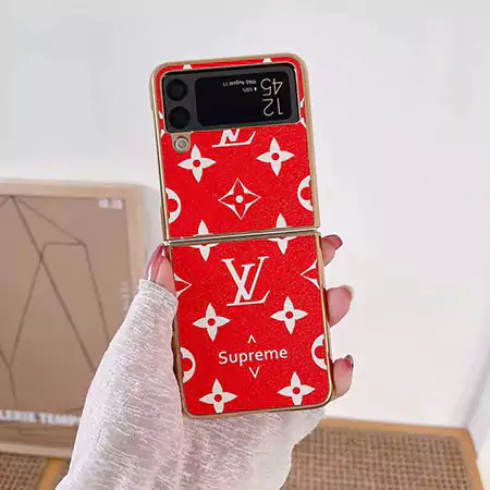 Z Flip7 Galaxy ケース ルイヴィトン風 おしゃれ ストリート