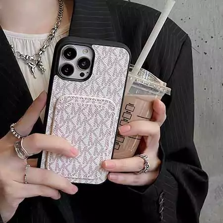 マイケルコース風ストリート芸能人覗き見防止iphone18ケースブランドMKスマホケース