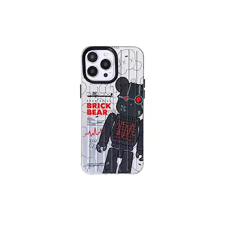 ベアブリック風ストリート芸能人覗き見防止iphone18ケースブランドbearbrickスマホケース