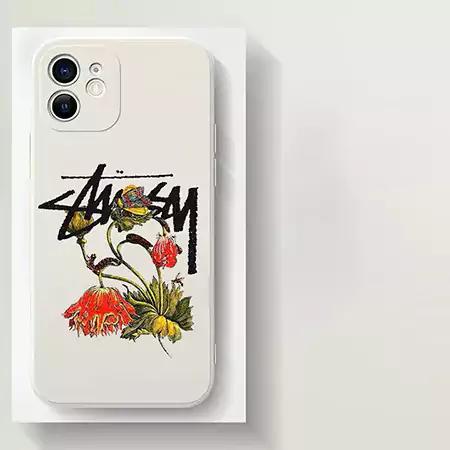 iphone18 ケース ステューシー ハイブランド スマホケース おしゃれ 芸能人 耐衝撃