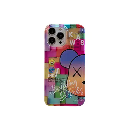 ベアブリック風ストリート芸能人覗き見防止iphone18ケースブランドbearbrickスマホケース