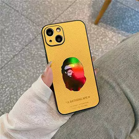エイプ風ストリート芸能人覗き見防止iphone18ケースブランドBapeスマホケース