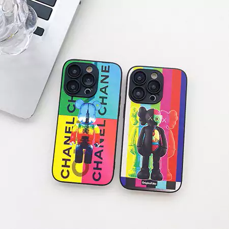 ベアブリック風ストリート芸能人覗き見防止iphone18ケースブランドbearbrickスマホケース