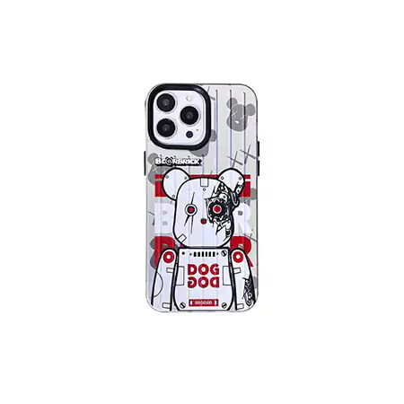 ベアブリック風ストリート芸能人覗き見防止iphone18ケースブランドbearbrickスマホケース