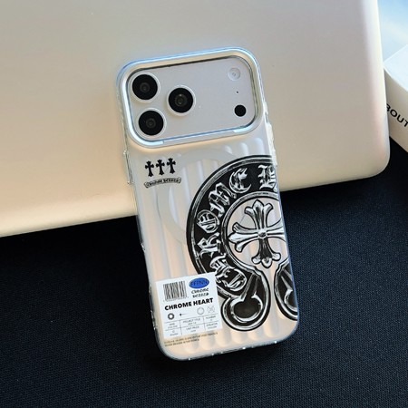 クロームハーツ風ストリート芸能人覗き見防止iphone18ケースブランドCHスマホケース