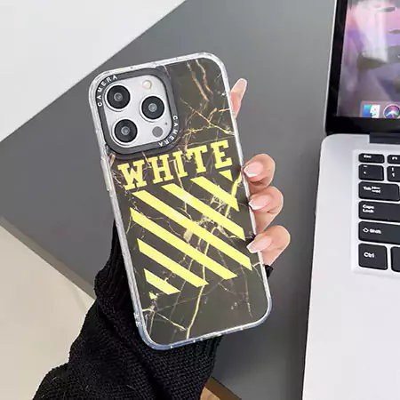 iphone16 携帯ケース オフホワイト ブランド おしゃれ 芸能人 耐衝撃