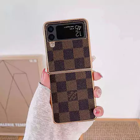 Z Flip7 Galaxy ケース ルイヴィトン風 おしゃれ ストリート