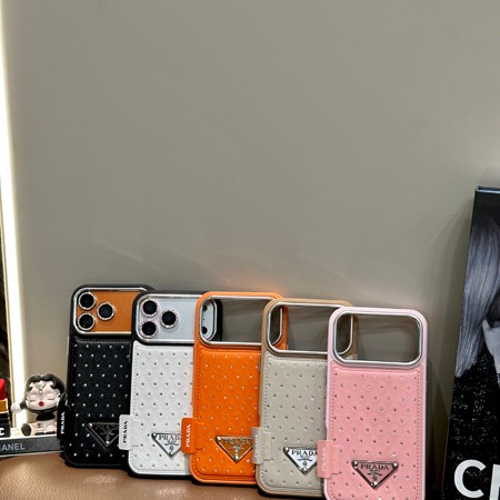 プラダ風ストリート芸能人覗き見防止iphone18ケースブランドPRADAスマホケース