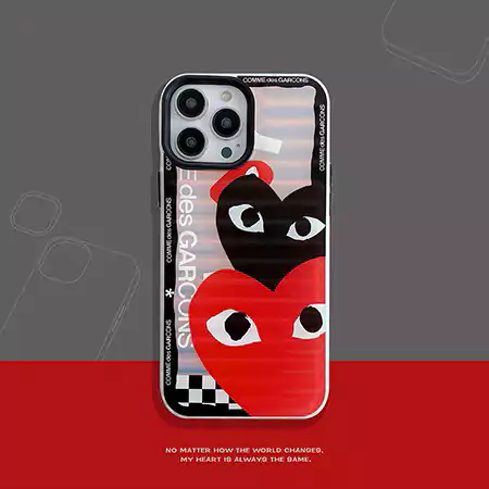 コムデギャルソン風ストリート芸能人覗き見防止iphone18ケースブランドCDGスマホケース