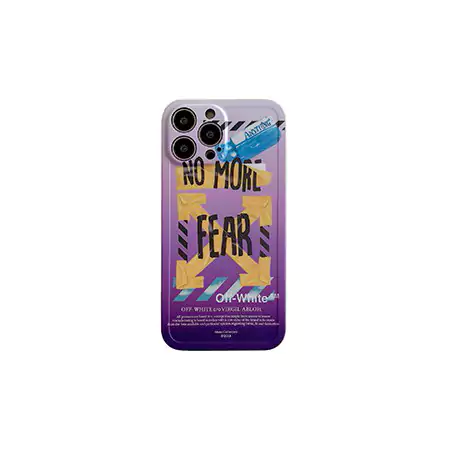 iphone14 携帯ケース オフホワイト ブランド おしゃれ 芸能人 耐衝撃
