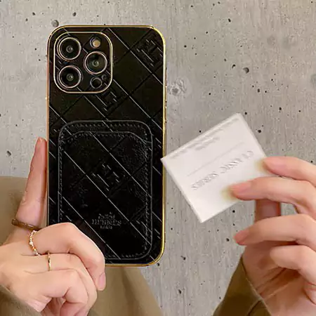 iphone16 カバー エルメス風 かわいい 大人 画面保護