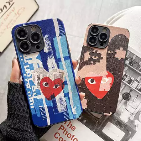 コムデギャルソン風ストリート芸能人覗き見防止iphone18ケースブランドCDGスマホケース