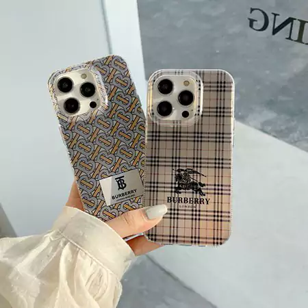iphone15 ケース バーバリー ハイブランド スマホケース おしゃれ 芸能人 耐衝撃