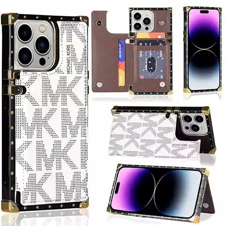 マイケルコース風ストリート芸能人覗き見防止iphone18ケースブランドMKスマホケース